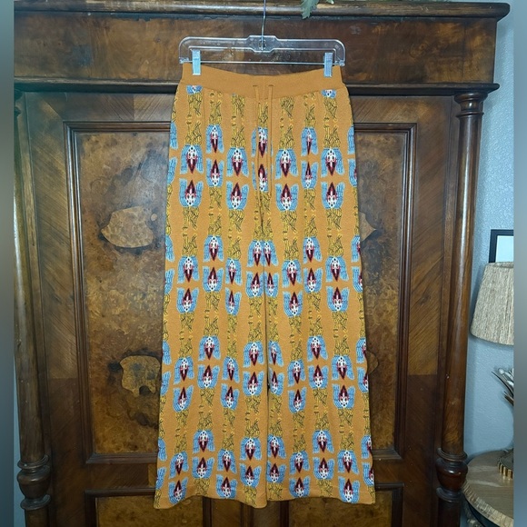 EUC La Double J- Brushed Wool Amorpha Jacquard Pants. Size M - Picture 4 of 10